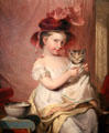 Little Miss Hone painting by Samuel F.B. Morse at Museum of Fine Arts. Boston, MA.