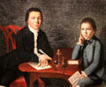 Francis Malbone & His Brother Saunders portrait by Gilbert Stuart at Museum of Fine Arts. Boston, MA.