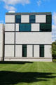 Facade pattern of American art wing of Museum of Fine Arts. Boston, MA.