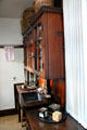 Pantry with soapstone sink at Nichols House Museum. Boston, MA.