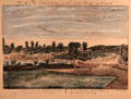 The Engagement at the North Bridge in Concord April 19, 1775 graphic by Amos Doolittle at Concord Museum. Concord, MA.