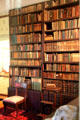 Books from Ralph Waldo Emerson's study at Concord Museum. Concord, MA.