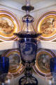Glassware & china at Hammond Castle Museum. Gloucester, MA.