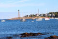 Marblehead Harbor & lighthouse. Marblehead, MA