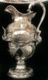 St Mary's County Water Pitcher part of the battleship USS Maryland's silver service in State Capital. Annapolis, MD.