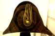 Cocked hat worn by Commodore Matthew G. Perry at Naval Academy Museum. Annapolis, MD.