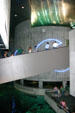 Interior architecture of National Aquarium in Baltimore. Baltimore, MD.