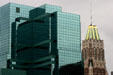 Harborplace Gallery & Bank of America Buildings. Baltimore, MD.