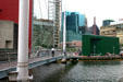 Footbridge joining buildings of National Aquarium. Baltimore, MD.