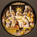 Last Supper stained glass window from The Netherlands at Detroit Institute of Arts. Detroit, MI