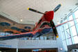 Flying Tiger plane hanging in atrium of Air Zoo. Kalamazoo, MI.