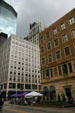 Heritage buildings on Nicollet Mall. Minneapolis, MN.