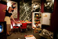 Chrome kitchen table & refridge of post-war Truman era at Truman Museum. Independence, MO