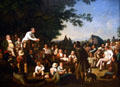 Stump Speaking by George Caleb Bingham at St. Louis Art Museum. St Louis, MO.