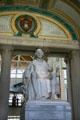 Statue of Thomas Jefferson by Karl Bitter at Missouri History Museum. St Louis, MO.