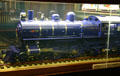 Model locomotive in waiting hall of St. Louis Union Station. St Louis, MO.
