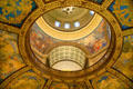 Interior of dome in Missouri State Capitol. Jefferson City, MO.