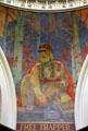 Free Trapper mural by Allen Tupper True at Missouri State Capitol. Jefferson City, MO.