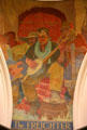The Freighter mural by Allen Tupper True at Missouri State Capitol. Jefferson City, MO.