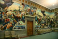 Farming & Politics wall of Social History of Missouri mural by Thomas Hart Benton at Missouri State Capitol. Jefferson City, MO.