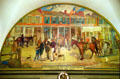 Assembling of the First Legislature St. Charles MO, 1821 mural by Richard E. Miller at Missouri State Capitol. Jefferson City, MO.