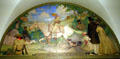 Pony Express Leaving St. Joseph 1861 mural by W. Herbert Dunton at Missouri State Capitol. Jefferson City, MO.