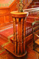 Newel post at Lewis-Bingham-Waggoner House. Independence, MO.