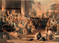 Verdict of the People lithograph by George Caleb Bingham at State Historical Society of Missouri. Columbia, MO.