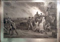 Martial Law steel engraving plate by George Caleb Bingham & engraved by John Sartain at State Historical Society of Missouri. Columbia, MO.