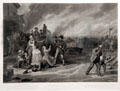 Martial Law engraving by George Caleb Bingham & engraved by John Sartain at State Historical Society of Missouri. Columbia, MO.