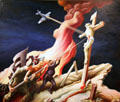 "Again" painting by Thomas Hart Benton at State Historical Society of Missouri. Columbia, MO.