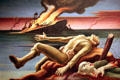 "Casualty" painting by Thomas Hart Benton at State Historical Society of Missouri. Columbia, MO.