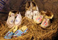 Cheyenne & Sioux moccasins at Museum of Anthropology of University of Missouri. Columbia, MO.