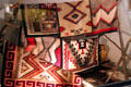 Navajo weavings at Museum of Anthropology of University of Missouri. Columbia, MO.