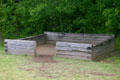 Site of Carver's birthplace cabin born in slavery at his National Monument. Diamond, MO.