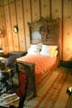 Carved wooden bed in Manship House. Jackson, MS