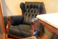 Jefferson Davis' rocking chair from his Brierfield home at Old Court House Museum. Vicksburg, MS.