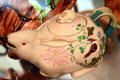 Teapot in shape of rabbit at Old Court House Museum. Vicksburg, MS.