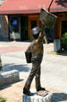 Extra, Extra Read All About It statue by Becky Eiker on Last Chance Gulch Mall. Helena, MT.