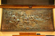 We Proceeded On bronze mural by Eugene Daub in Senate chamber of Montana State Capitol. Helena, MT.