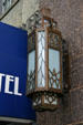 Art Deco lamp of Redick Plaza Hotel. Omaha, NE.