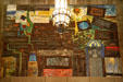 Venetian glass mural of The Spirit of Nebraska by Reinhold Marxhausen in Nebraska State Capitol. Lincoln, NE.