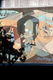Detail of mural on Pershing entertainment complex. Lincoln, NE.