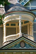 Tower porch of Eastlake Manor House. Lincoln, NE