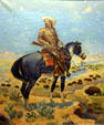 Portrait of Buffalo Bill at Warp Pioneer Village. Minden, NE.