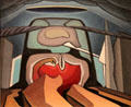 Untitled #21 painting by Lawren Harris of Canada at Currier Museum of Art. Manchester, NH.