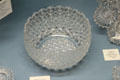 Cut glass bowl by Gillinder & Sons of Philadelphia, PA at Museum of American Glass. Milville, NJ.