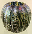Crackle vase by Durand Art Glass of Vineland, NJ at Museum of American Glass. Milville, NJ.