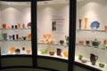 Collection of Carnival Glass mostly by companies along Ohio River often to give out a circuses at Museum of American Glass. Milville, NJ.