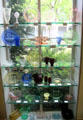 Collection of mass produced Depression Glass at Museum of American Glass. Milville, NJ.